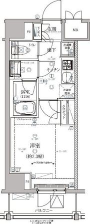 ヴィルドミール浅草橋の間取り画像