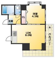 フラットワセダの間取り画像