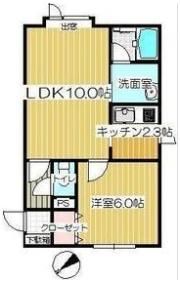 サンパティークBの間取り画像