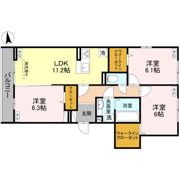 ラ・フルール紅雲の間取り画像