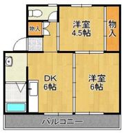 ヴィラナリー中間I 3号棟の間取り画像