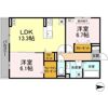D-residence・K川北の間取り画像