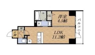S-RESIDENCE江坂Libleの間取り画像