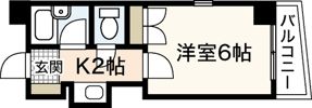 ウエストウッドⅡの間取り画像