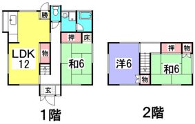岡野貸家№2の間取り画像