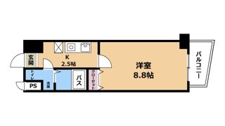 ソレイユ豊の間取り画像