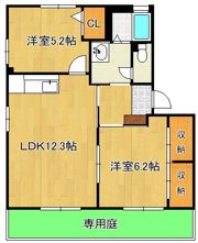 シャーメゾン中曽根 B棟の間取り画像