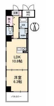 ウエストサイド岡山の間取り画像