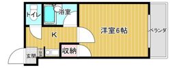 祇園ラフィーネの間取り画像
