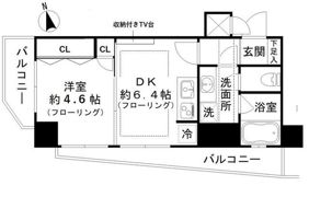 エクセリア荻窪の間取り画像