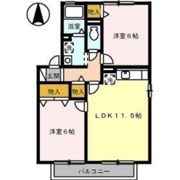 リムーブルヴェルジェⅡ B棟の間取り画像