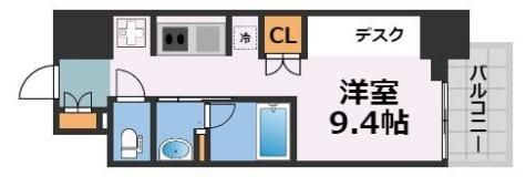 クレストコート靱公園 THE CLASSの間取り画像