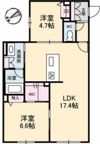 ファンコート堀越 弐番館の間取り画像