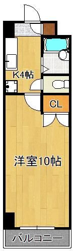 アヴィニール清水の間取り画像