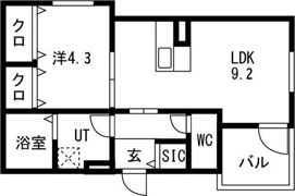 Anecis桜山西の間取り画像