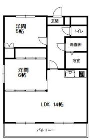コーポミールの間取り画像