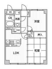 アエラス石川台の間取り画像