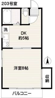 第Ⅱハイム今野の間取り画像
