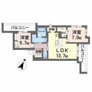 サフィール メゾンの間取り画像