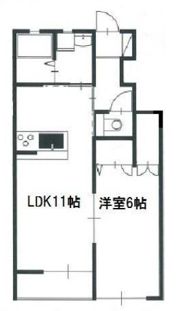 クレア南棟の間取り画像