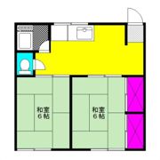 貸アパート 横須賀市三春町4丁目の間取り画像