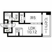 プレジオ難波EUROの間取り画像
