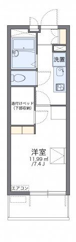 レオパレスエルヴェール サンクの間取り画像