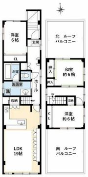 上目黒4丁目ルーフガーデンの間取り画像