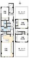 上目黒4丁目ルーフガーデンの間取り画像