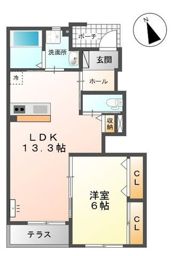 エクスグランド田中の間取り画像