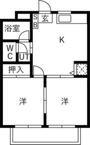 ユース宝扇の間取り画像