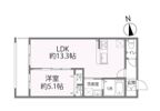 オーベル今里southの間取り画像