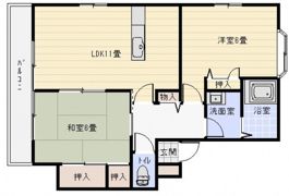 アセント古市の間取り画像