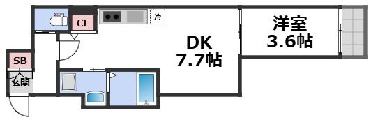 グランツ喜連の間取り画像