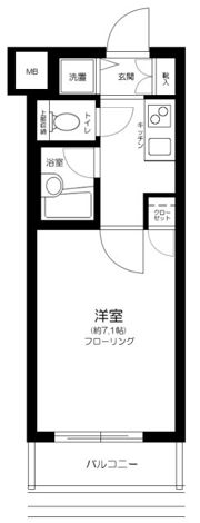 グラーサ東京イーストの間取り画像