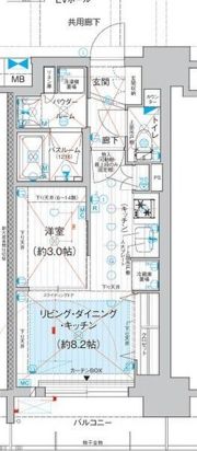 プレサンスレイズ桜山WESTの間取り画像