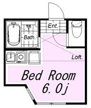 ユナイト保土ヶ谷ペトロフの間取り画像