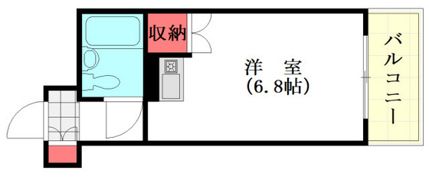 ダイアパレス皆実町の間取り画像