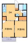 ベルジュールBの間取り画像
