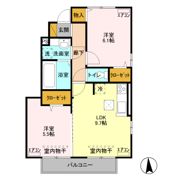 フェリーチェ Ⅱの間取り画像