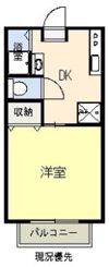コーポ東Bの間取り画像
