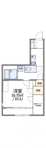 レオパレスリバーポイント小岩Ⅱの間取り画像
