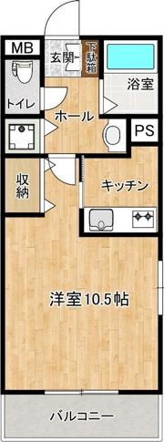 ウイングス7番館の間取り画像