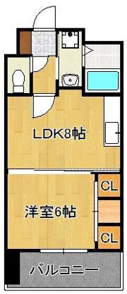 ヒット砂津BLDの間取り画像