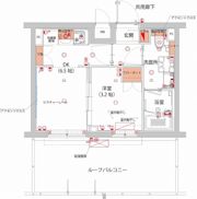 ハーモニーレジデンス武蔵小杉フォレストスクエアの間取り画像