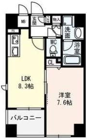 D-Rest Nakanoshimaの間取り画像