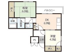 ダイアパレス己斐の間取り画像