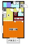 プレジールノリカの間取り画像