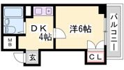 ヴィラパックス神戸の間取り画像