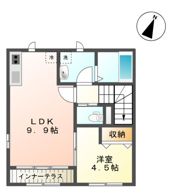 A・TテラスⅡの間取り画像